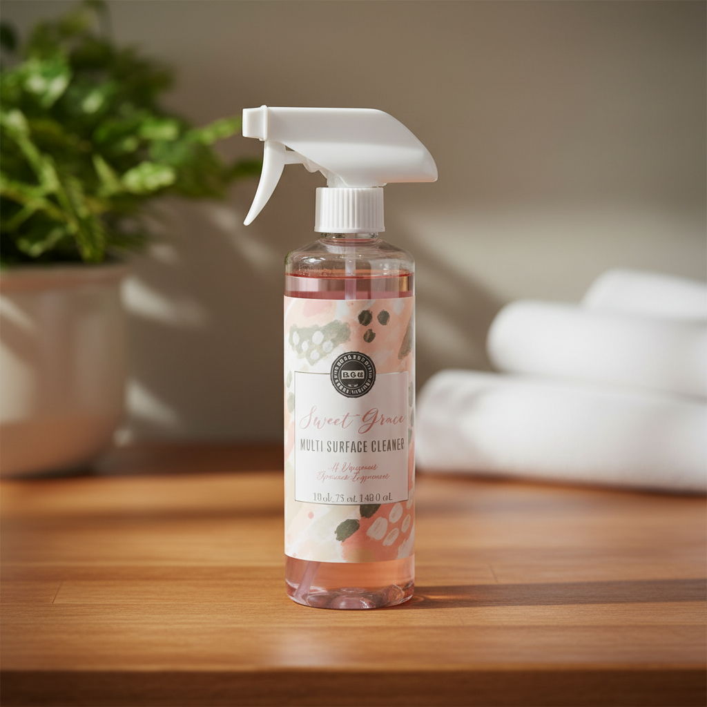 Multi Surface Cleaner on Wood Surface