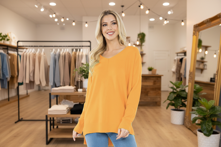 Mustard sweater - boutique