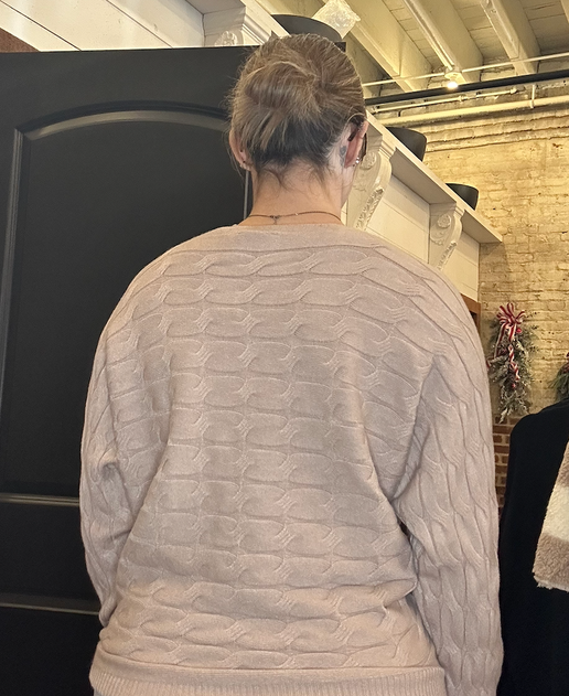 Dolman Fine Gauge Cable Knit