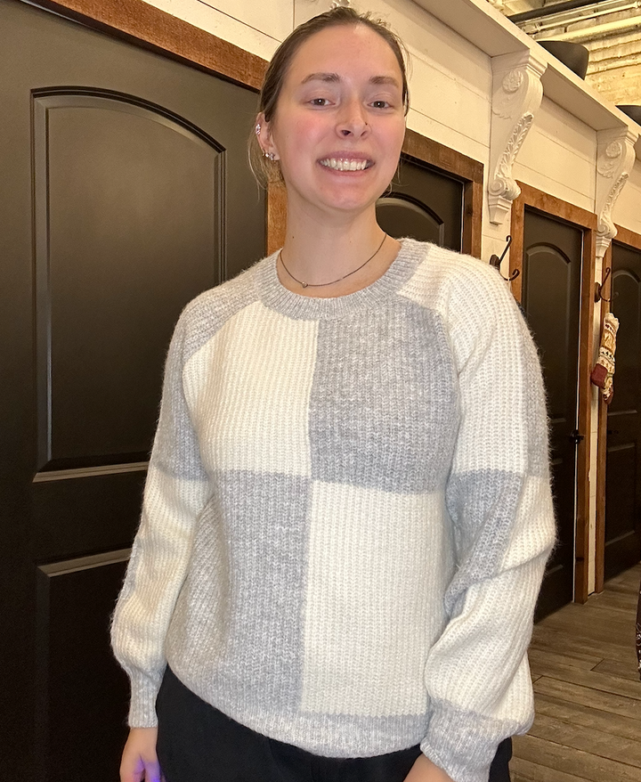 Colorblock Sweater Top