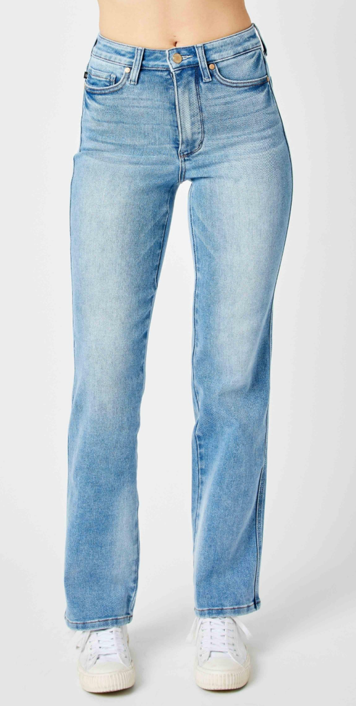 Tummy Control Straight Leg Jeans