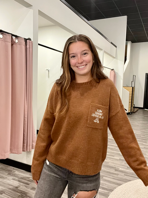 Slow Sunday Coffee Club Pullover