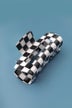 Jumbo Resin Checker Hair Claw Clips 4inch
