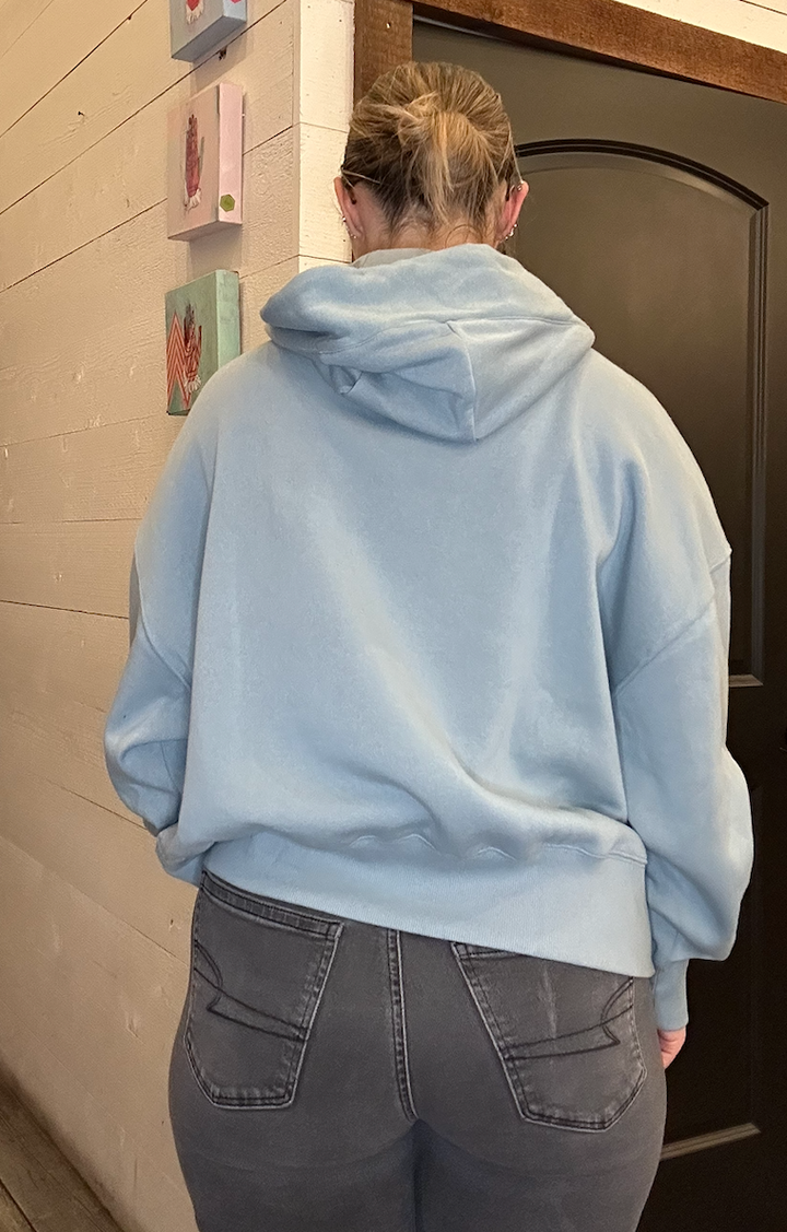 Oversized Fleece Kangaroo Pocket Hoodie