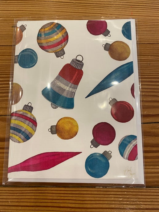 Vintage Ornaments Notecard
