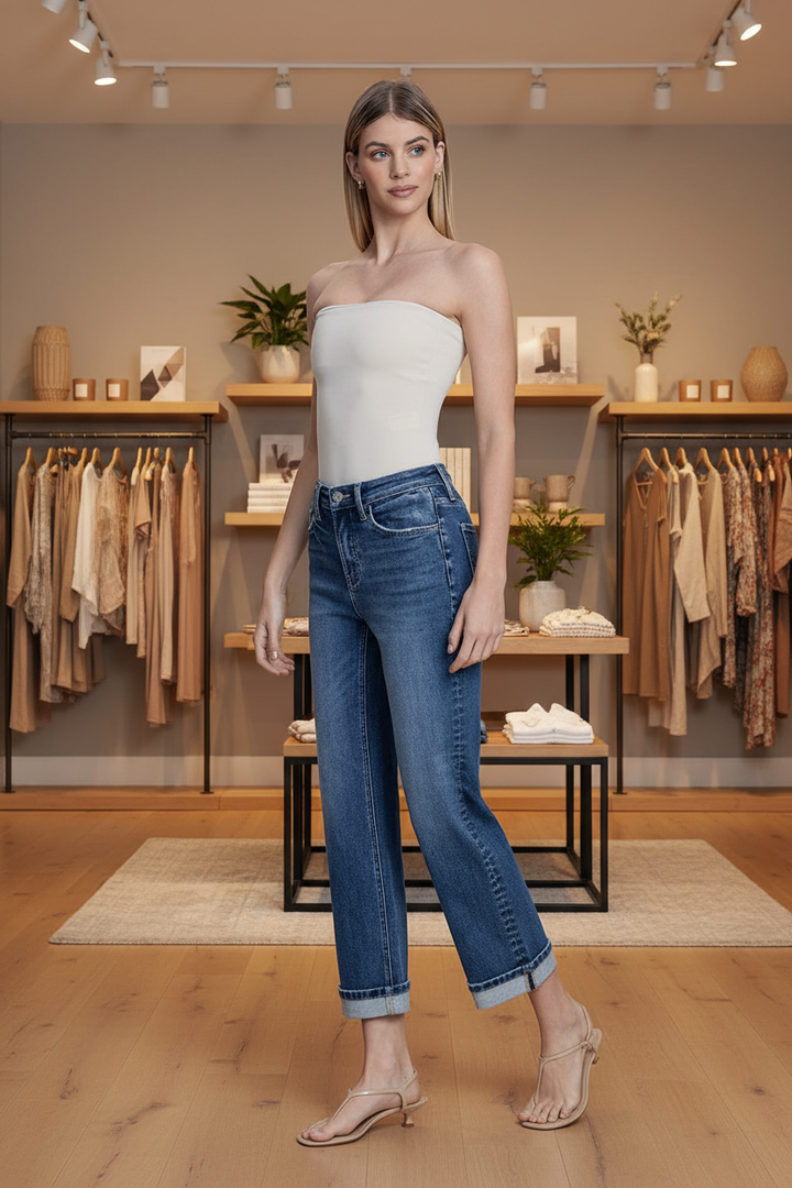 Side view - boutique background