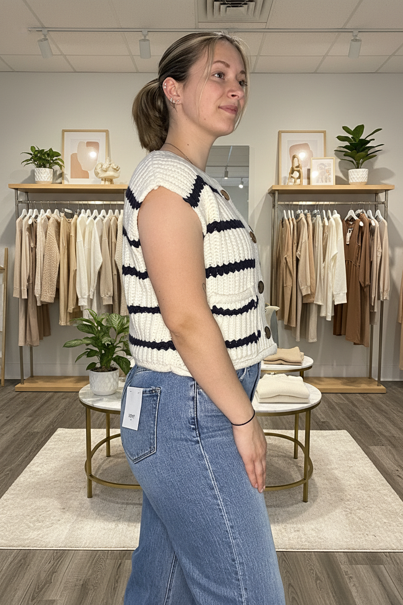 Side view - boutique background