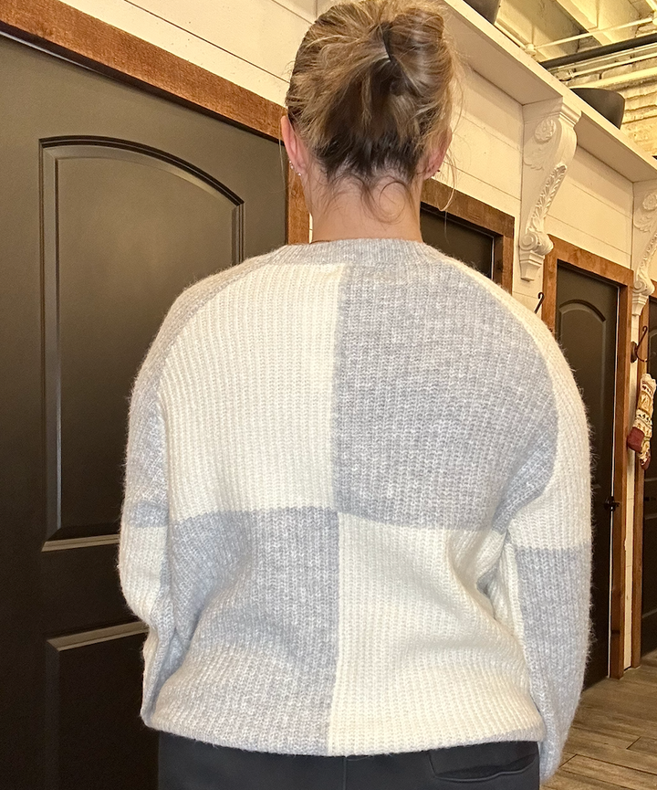 Colorblock Sweater Top