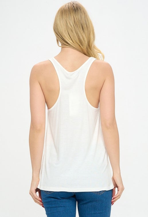 Stay Groovy Print Tank Top
