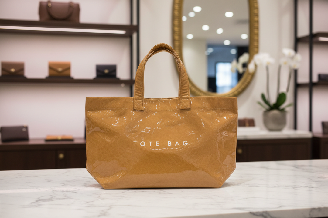 Glossy Waterproof Tote Bag
