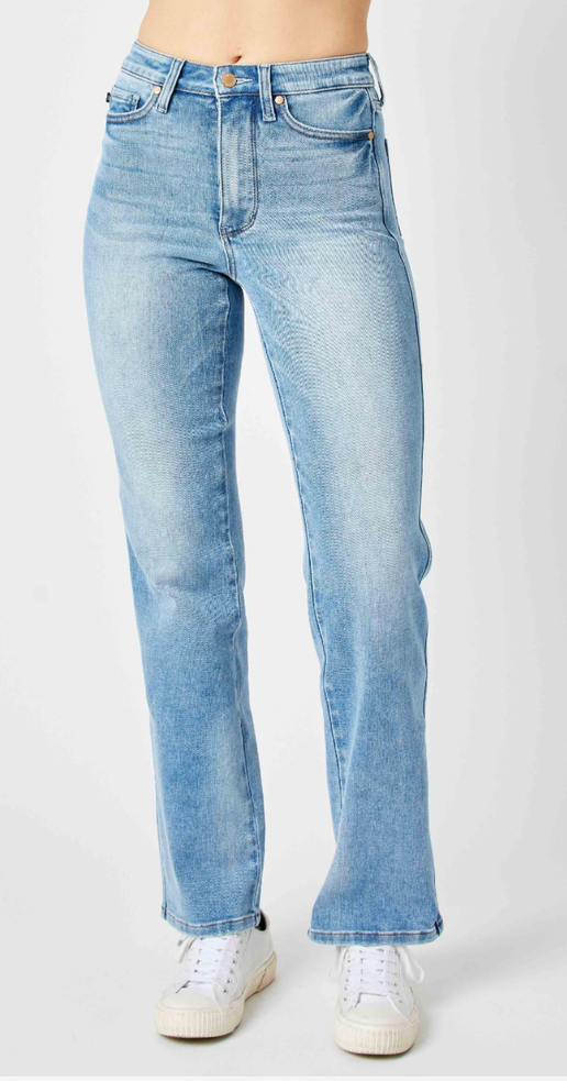 Tummy Control Straight Leg Jeans