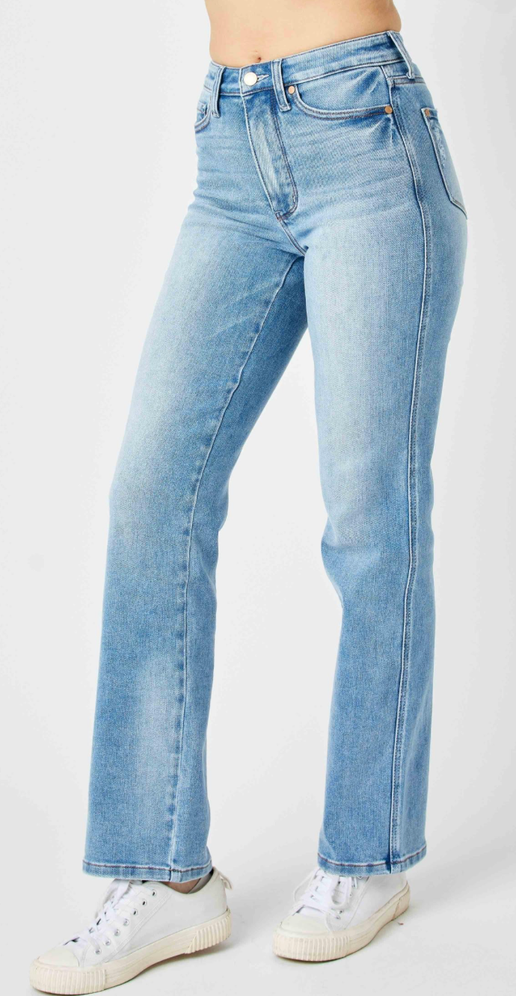 Tummy Control Straight Leg Jeans