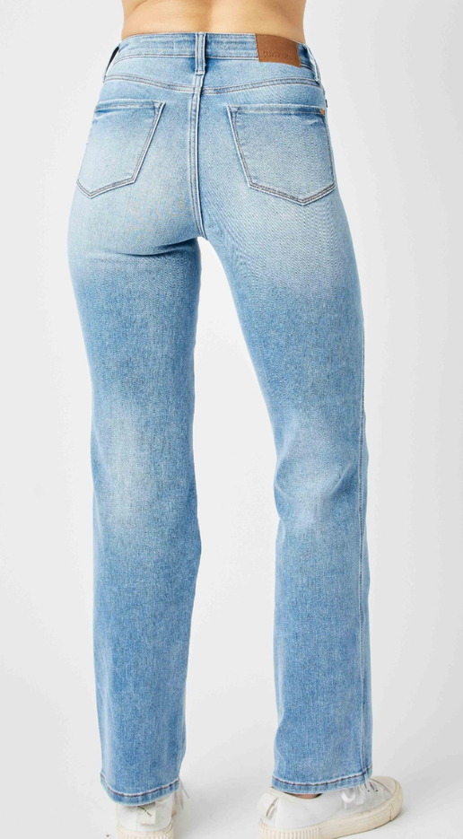 Tummy Control Straight Leg Jeans