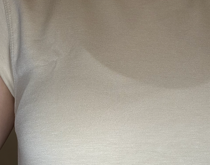 Beige Round Neck Sleeveless Top