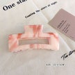 Large Colorful Wavy Rectangle Hair Claw Clips