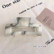Large Colorful Wavy Rectangle Hair Claw Clips
