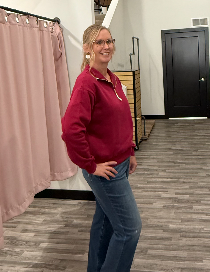 Cabernet 1/2 Zip Fleece Pullover