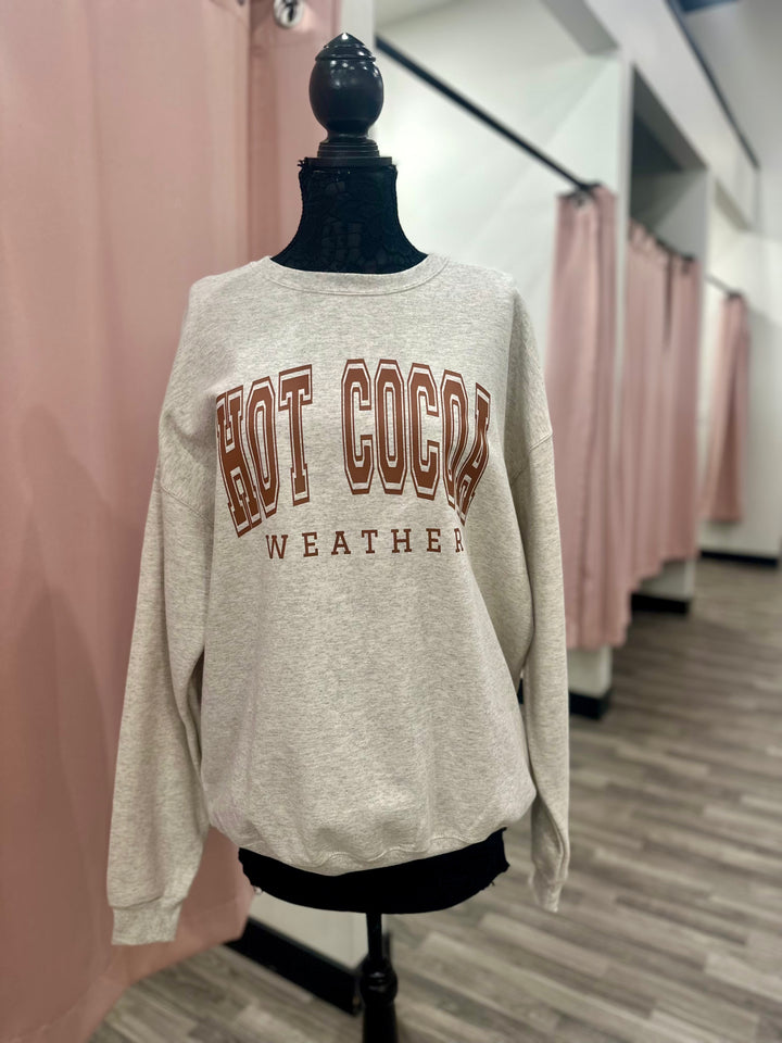 Hot Cocoa Weather Crewneck Sweatshirt