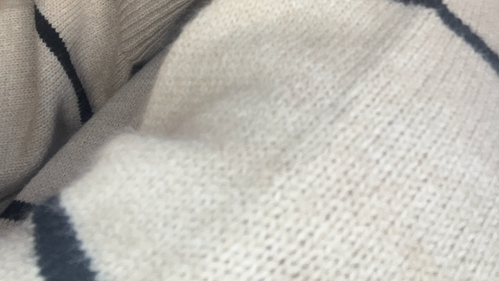 Loose Fit Stripe Sweater Top