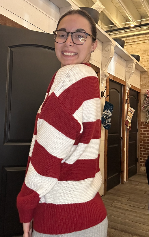 Everyday Striped Game Day Sweater