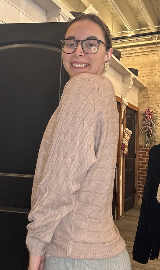 Dolman Fine Gauge Cable Knit